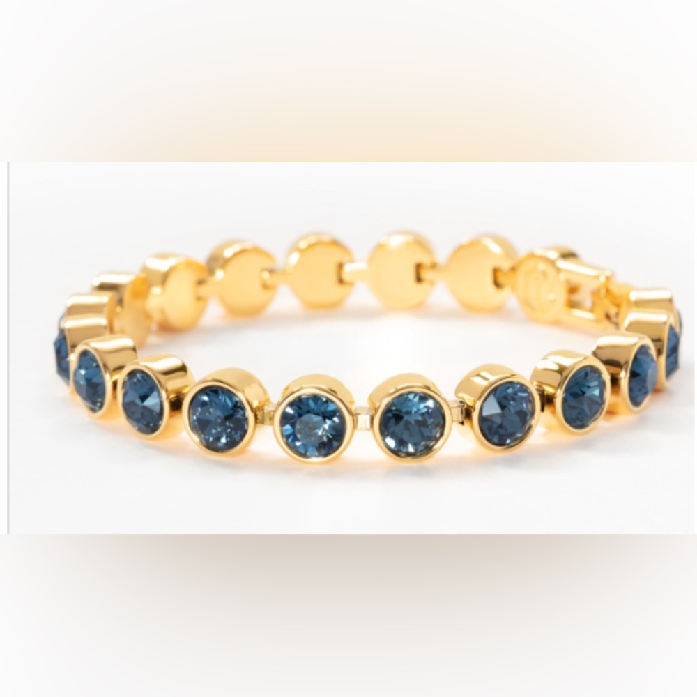 Touchstone Crystal by Swarovski GOLDEN MONTANA ice bracelet BNIB a must have!